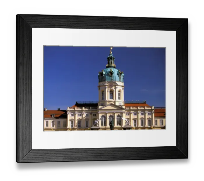 Framed Print : Europe, Germany, Berlin. Schloss Charlottenburg, exterior view of palace Framed Print : Europe, Germany, Berlin. Schloss Charlottenburg, exterior view of palace