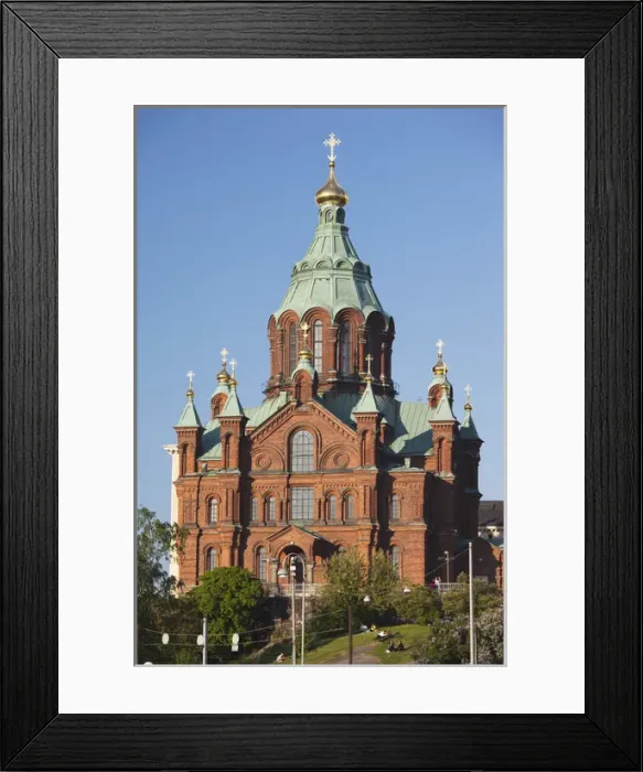 Framed Print : Finland, Helsinki, Uspenski Orthodox Cathedral Framed Print : Finland, Helsinki, Uspenski Orthodox Cathedral