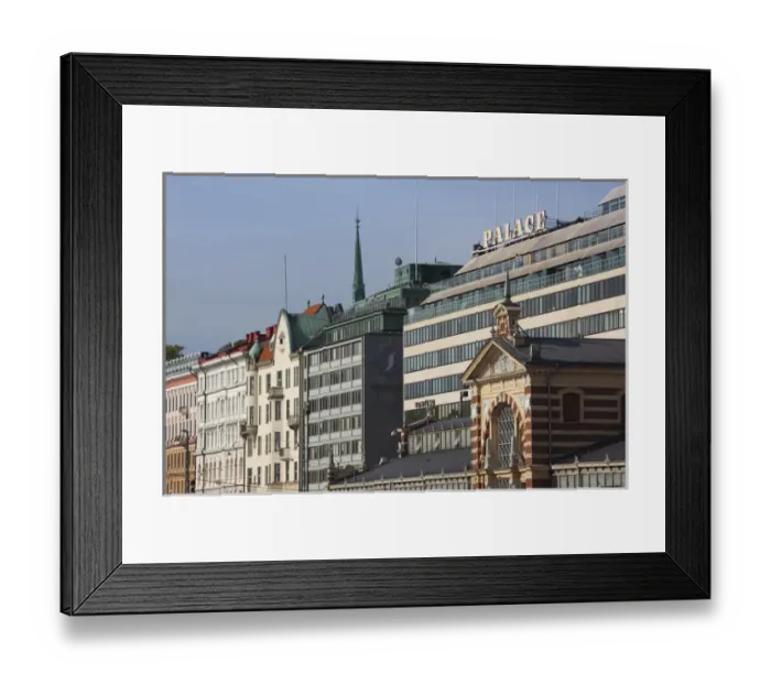 Framed Print : Finland, Helsinki, Helsinki Harbor buidings Framed Print : Finland, Helsinki, Helsinki Harbor buidings