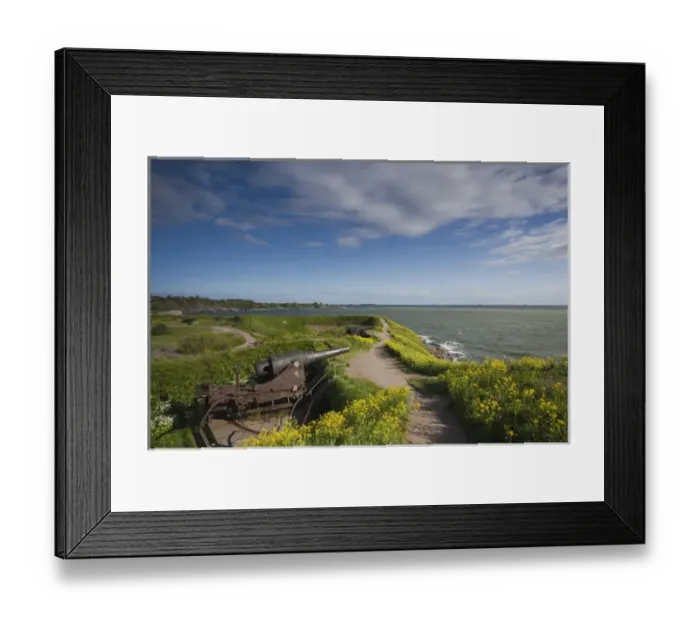 Framed Print : Finland, Helsinki, Suomenlinna-Sveaborg Fortress, coastal artillery at Kustaanmiekka Framed Print : Finland, Helsinki, Suomenlinna-Sveaborg Fortress, coastal artillery at Kustaanmiekka