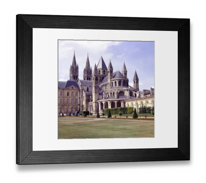Framed Print : Caen: Abbaye Aux Hommes, Church of St. Etienne, 11th cent. Burial place of William the Conqueror Framed Print : Caen: Abbaye Aux Hommes, Church of St. Etienne, 11th cent. Burial place of William the Conqueror