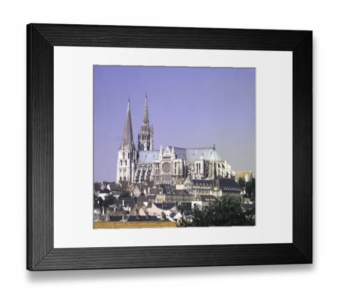 Framed Print : Chartes Cathedral. FRANCE Framed Print : Chartes Cathedral. FRANCE