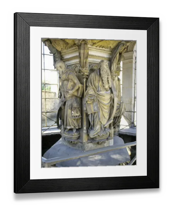 Framed Print : Moses Well of Moses by Claus sluter. 14th cent. Dijon. Copyright: R Framed Print : Moses Well of Moses by Claus sluter. 14th cent. Dijon. Copyright: R