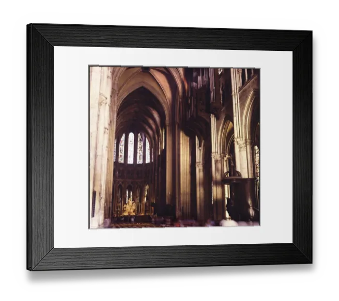 Framed Print : Chartres Gothic Cathedral nave. FRANCE Framed Print : Chartres Gothic Cathedral nave. FRANCE