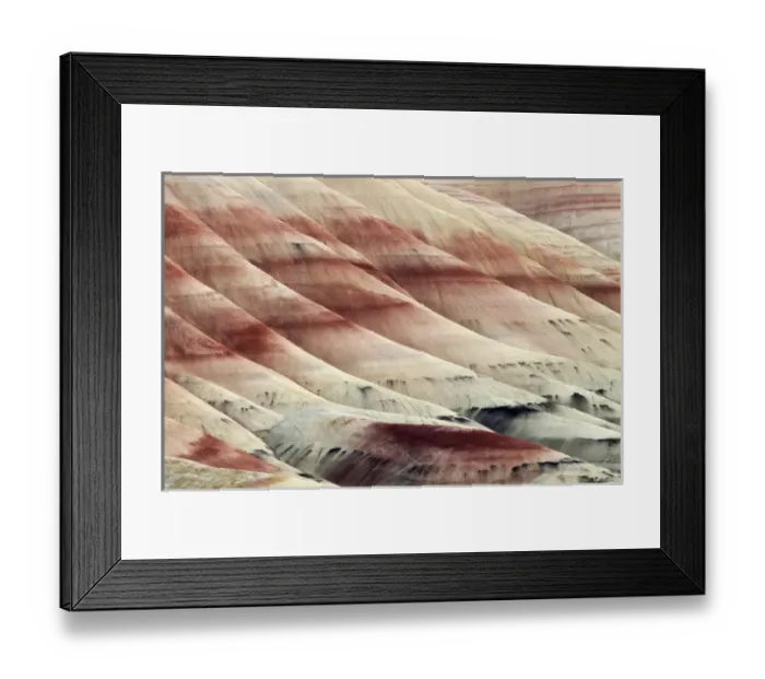 Framed Print : Painted Hills in John Day National Monument Framed Print : Painted Hills in John Day National Monument