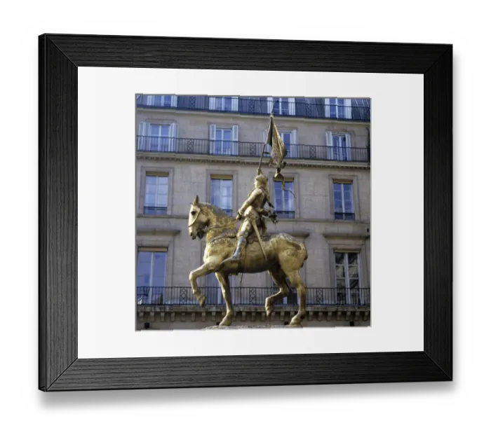 Framed Print : Joan of Arc on horseback. Copyright: R. Sheridan  /  aA Collection