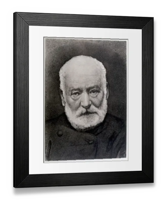 Framed Print : Victor Hugo, author, 1802-1885. France Copyright: aACollectionLtd Framed Print : Victor Hugo, author, 1802-1885. France Copyright: aACollectionLtd