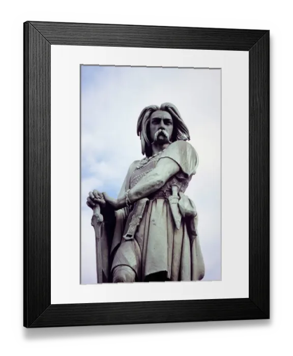 Framed Print : Vercingetorix statue, France Copyright: Ancient Art & Architecture Framed Print : Vercingetorix statue, France Copyright: Ancient Art & Architecture