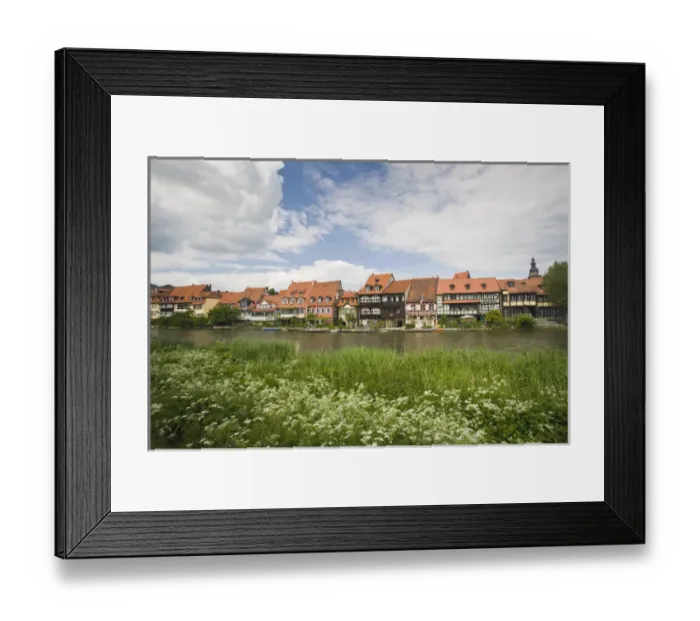 Framed Print : GERMANY, Bayern-Bavaria, Bamberg. Little Venice Area Framed Print : GERMANY, Bayern-Bavaria, Bamberg. Little Venice Area