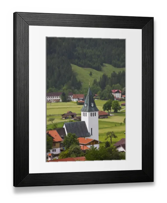 Framed Print : GERMANY, Bayern-Bavaria, Deutsche Alpenstrasse, Bad Hindelang Framed Print : GERMANY, Bayern-Bavaria, Deutsche Alpenstrasse, Bad Hindelang