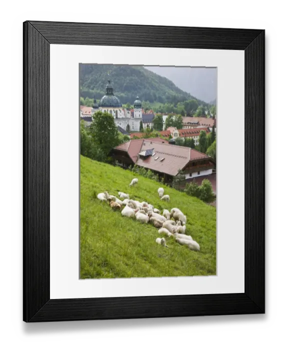 Framed Print : GERMANY, Bayern-Bavaria, Ettal. Ettal Abbey Framed Print : GERMANY, Bayern-Bavaria, Ettal. Ettal Abbey