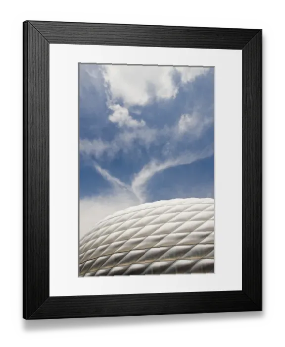 Framed Print : GERMANY, Bayern-Bavaria, Munich. Allianz Arena Football Stadium