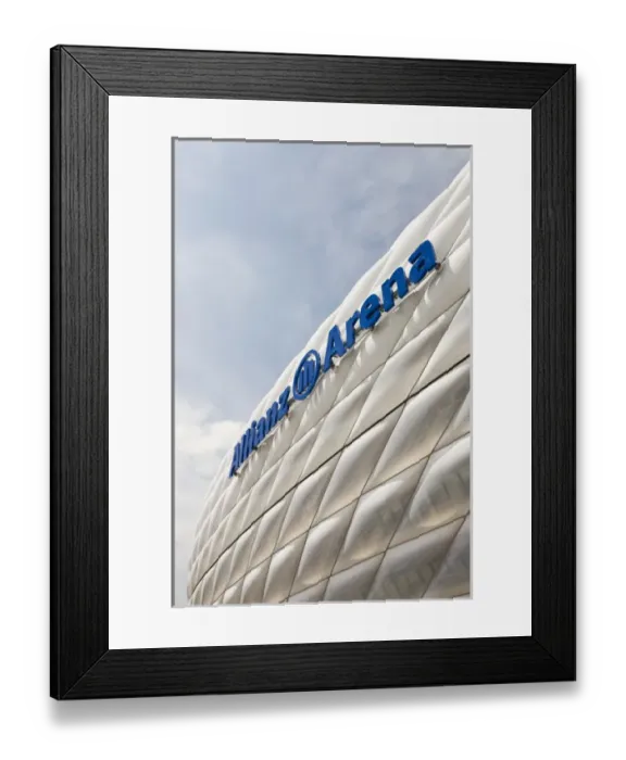 Framed Print : GERMANY, Bayern-Bavaria, Munich. Allianz Arena Football Stadium