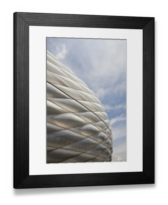 Framed Print : GERMANY, Bayern-Bavaria, Munich. Allianz Arena Football Stadium