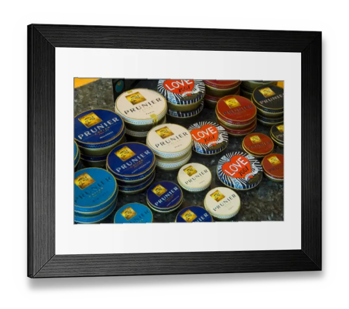 Framed Print : France, Cannes, Caviar House grocer s