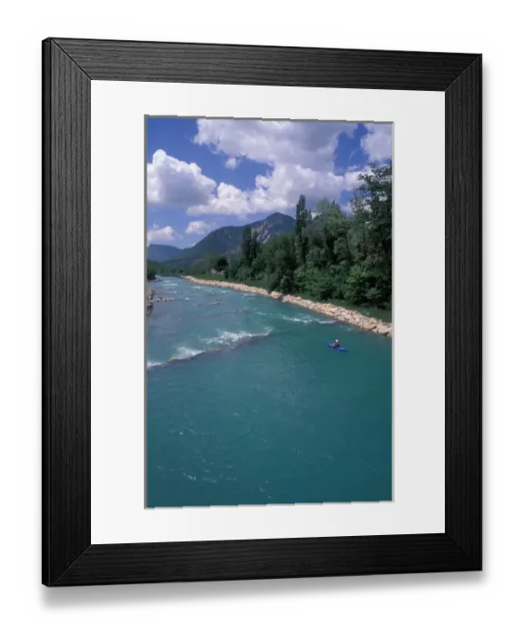 Framed Print : EU, France, Provence, Le Verdon River, Kayaking Framed Print : EU, France, Provence, Le Verdon River, Kayaking