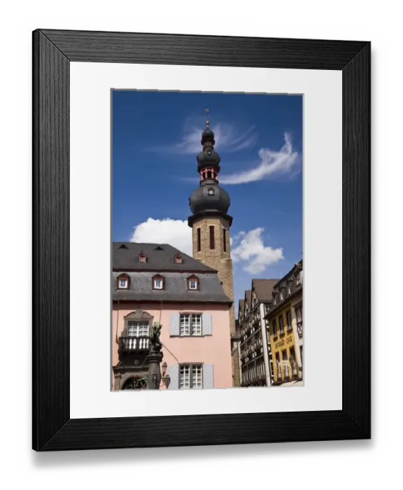 Framed Print : GERMANY, Rheinland-Pfaltz, Mosel River Valley, Cochem. Streets of the Old Quarter Framed Print : GERMANY, Rheinland-Pfaltz, Mosel River Valley, Cochem. Streets of the Old Quarter