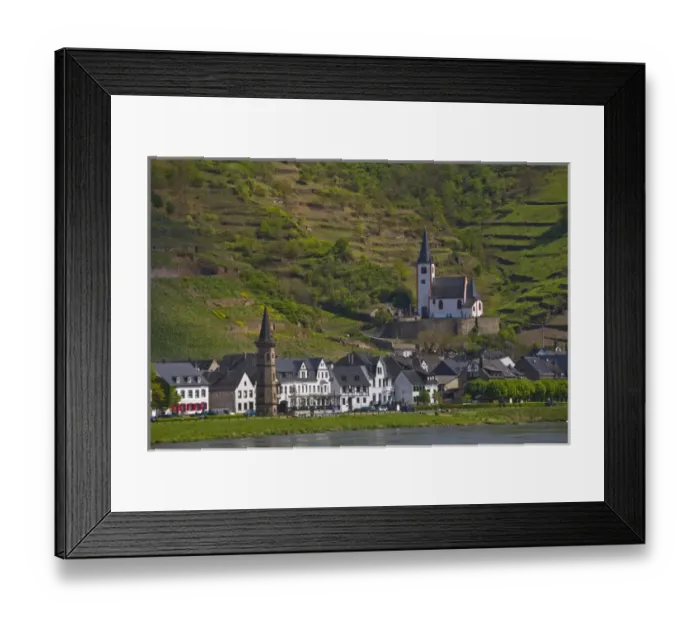 Framed Print : GERMANY, Rheinland-Pfaltz, Mosel River Valley, Kobern-Gondorf. Small town along Mosel Framed Print : GERMANY, Rheinland-Pfaltz, Mosel River Valley, Kobern-Gondorf. Small town along Mosel