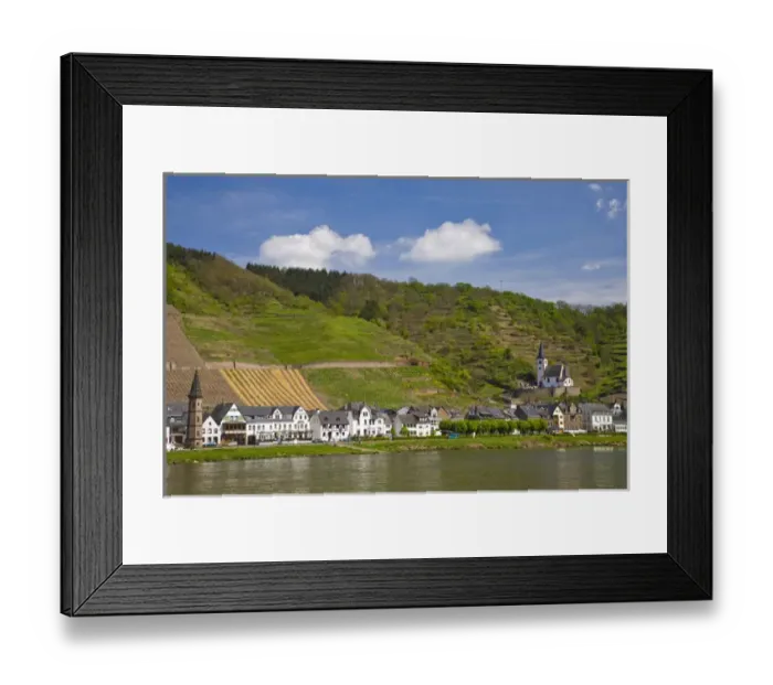Framed Print : GERMANY, Rheinland-Pfaltz, Mosel River Valley, Kobern-Gondorf. Small town along Mosel Framed Print : GERMANY, Rheinland-Pfaltz, Mosel River Valley, Kobern-Gondorf. Small town along Mosel