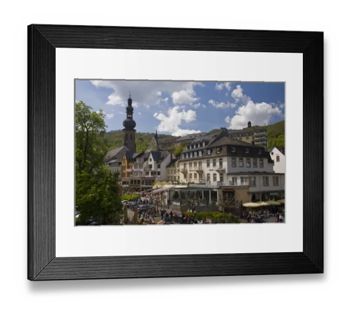 Framed Print : GERMANY, Rheinland-Pfaltz, Mosel River Valley, Kobern-Gondorf. Small town along Mosel Framed Print : GERMANY, Rheinland-Pfaltz, Mosel River Valley, Kobern-Gondorf. Small town along Mosel
