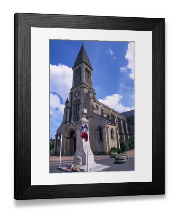 Framed Print : Small Notre Dame Cathedral in the village Bayeux Memorial of the war in Normandy France Framed Print : Small Notre Dame Cathedral in the village Bayeux Memorial of the war in Normandy France