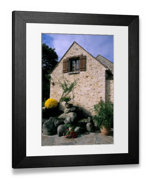 Framed Print : old village of Barbizon in Provence France Framed Print : old village of Barbizon in Provence France