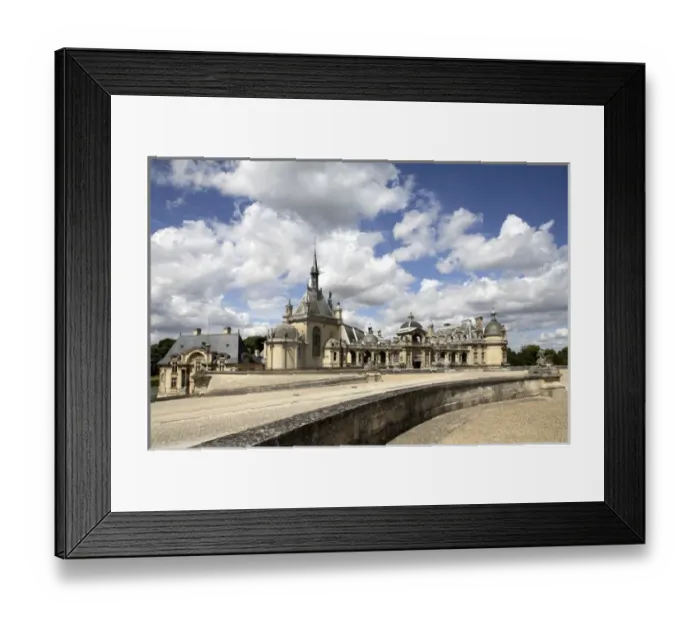 Framed Print : Chateau de Chantilly. Chantilly. France