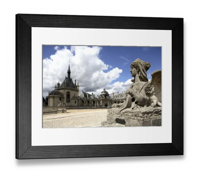 Framed Print : Chateau de Chantilly. Chantilly. France