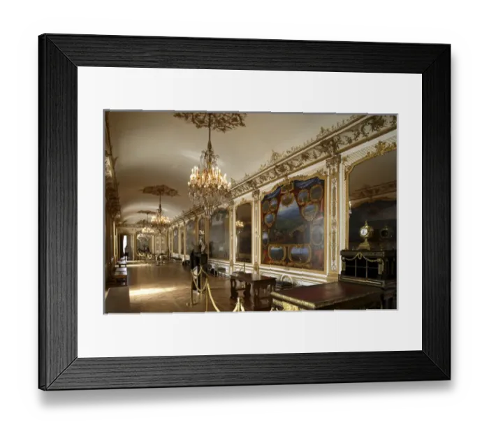 Framed Print : La Galeire Batailles (The Battle Gallery) in Chateau de Chantilly. Chantilly. France Framed Print : La Galeire Batailles (The Battle Gallery) in Chateau de Chantilly. Chantilly. France