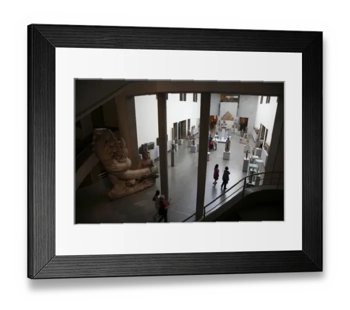 Framed Print : The main exhibition hall of Musee Guimet des Arts Asiatiques. Paris. France Framed Print : The main exhibition hall of Musee Guimet des Arts Asiatiques. Paris. France