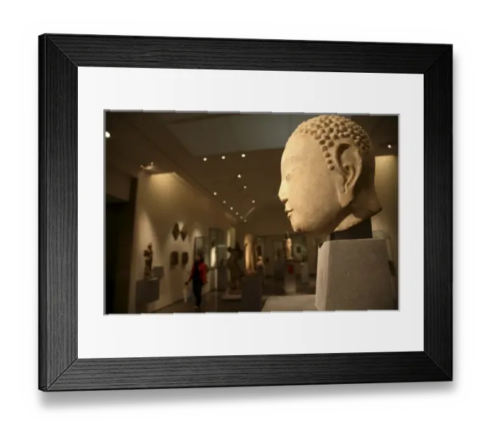 Framed Print : A 10th century Guanyin statue display in Musee Guimet des Arts Asiatiques. Paris. France Framed Print : A 10th century Guanyin statue display in Musee Guimet des Arts Asiatiques. Paris. France