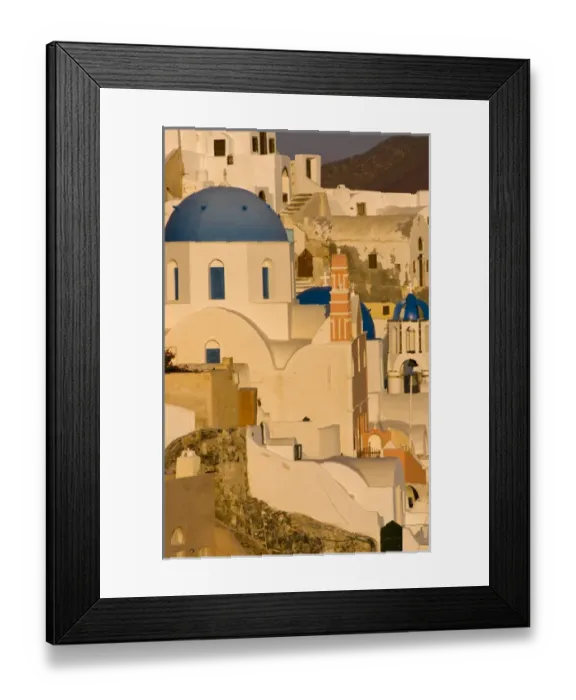 Framed Print : Sunset at Oia, Santorini Framed Print : Sunset at Oia, Santorini