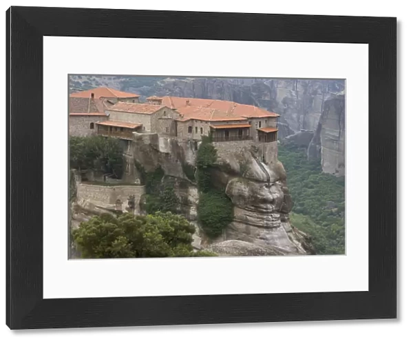 Europe, Greece, Meteora. Overview of Varlaam Monastery. Credit as: Bill Young  /  Jaynes