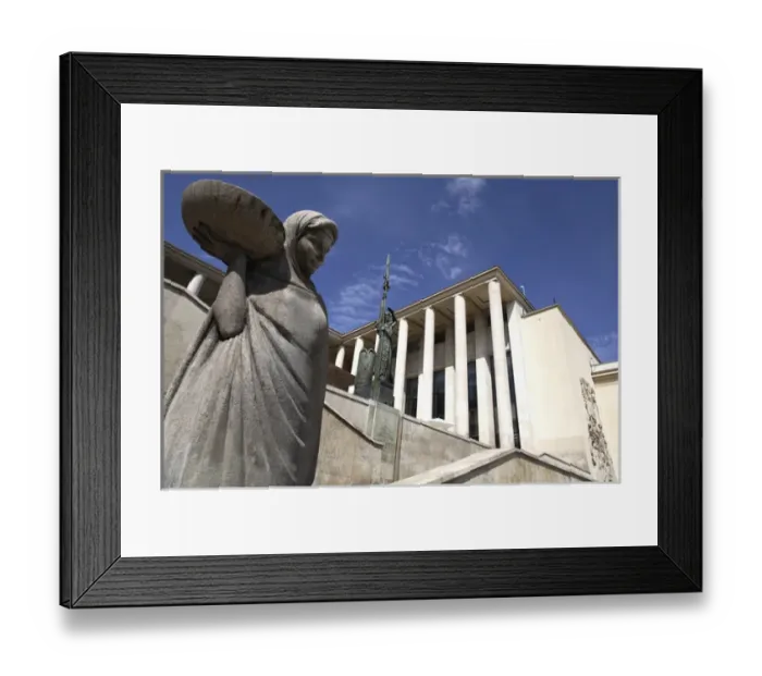Framed Print : Palais de Tokyo a contemporary art museum in Paris. France Framed Print : Palais de Tokyo a contemporary art museum in Paris. France
