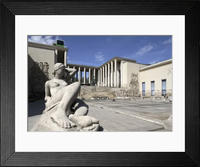 Framed Print : Palais de Tokyo a contemporary art museum in Paris. France