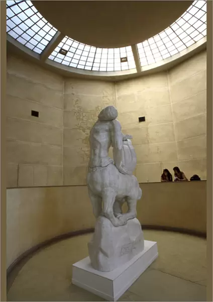 The sculpture pieces display in the exhibition hall of Musee Bourdelle. Paris. France