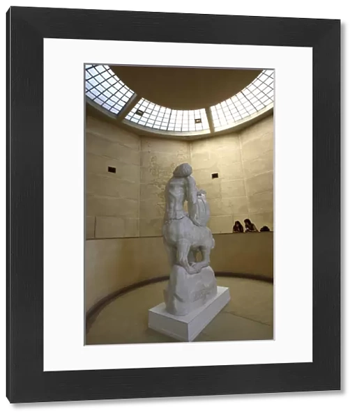 The sculpture pieces display in the exhibition hall of Musee Bourdelle. Paris. France