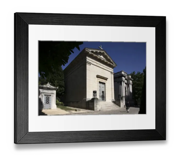 Framed Print : The chapel of Cimtiere du Pere Lachaise. Paris. France Framed Print : The chapel of Cimtiere du Pere Lachaise. Paris. France