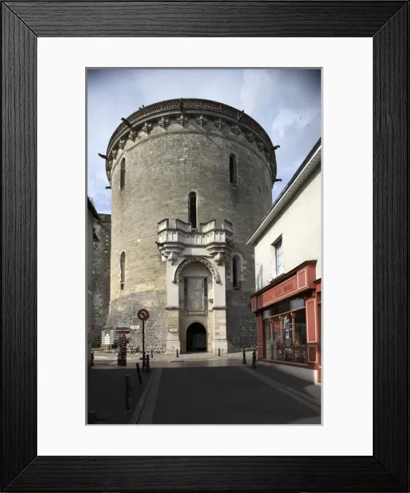Framed Print : One of the defence tower of Chateau d Amboise. Amboise. Loire Valley. France Framed Print : One of the defence tower of Chateau d Amboise. Amboise. Loire Valley. France