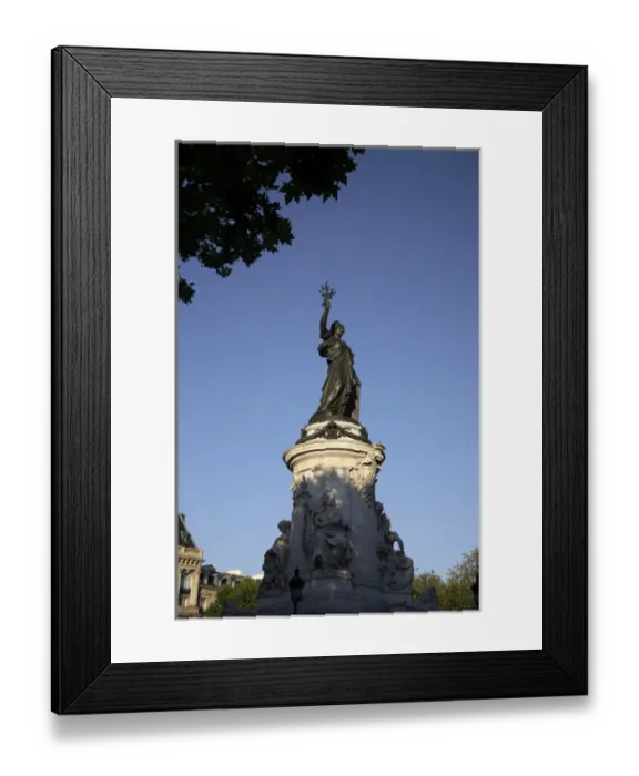 Framed Print : The monument devoted to Republic of France in the Place de la Republique. Paris. France Framed Print : The monument devoted to Republic of France in the Place de la Republique. Paris. France