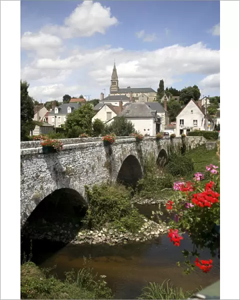 The village of Cande-Sur-Beuvron in Loire Valley. France