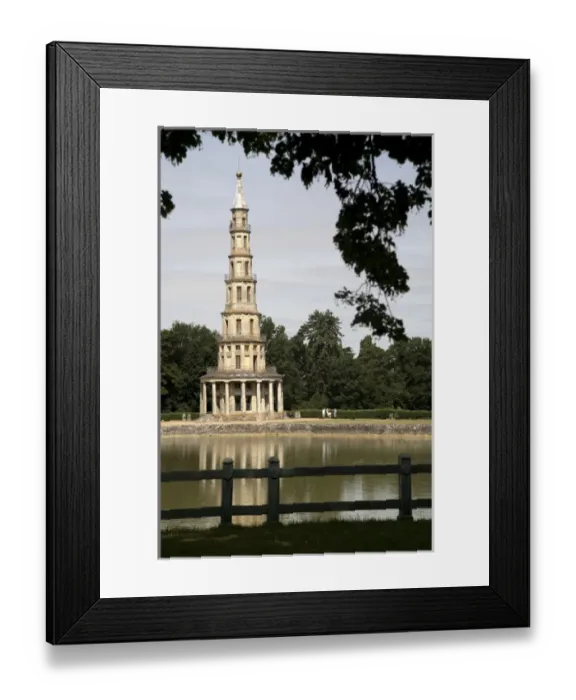 Framed Print : Pagode de Chanteloup. Amboise. Loire Valley. France Framed Print : Pagode de Chanteloup. Amboise. Loire Valley. France