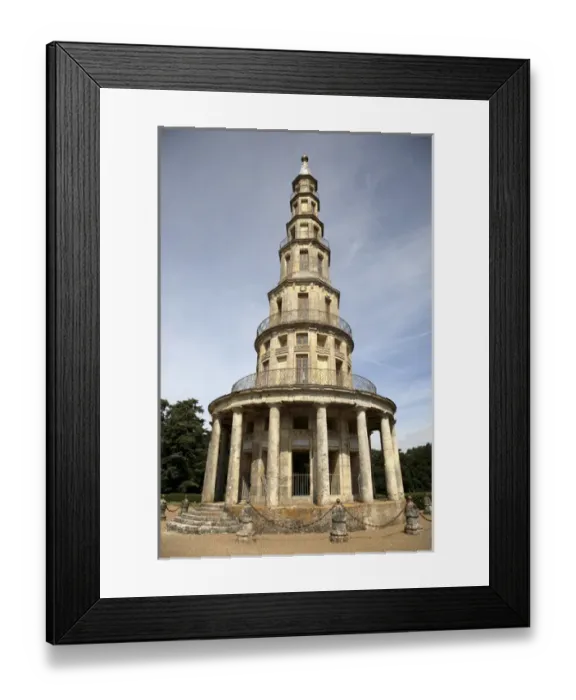 Framed Print : Pagode de Chanteloup. Amboise. Loire Valley. France Framed Print : Pagode de Chanteloup. Amboise. Loire Valley. France