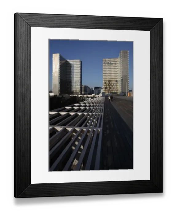 Framed Print : France. Paris. National Library of France-Bibliotheque nationale de France aka Francois