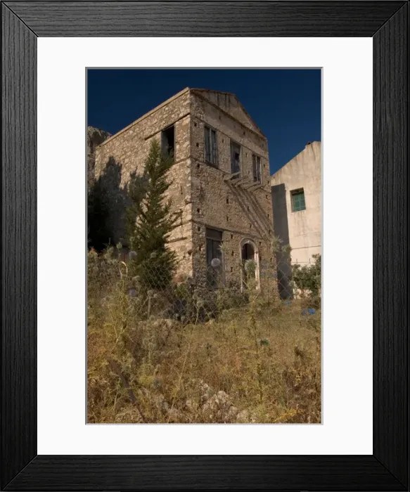 Framed Print : Europe, Greece, Dodecanese Islands, Kastellorizo: formerly abandonded old house Framed Print : Europe, Greece, Dodecanese Islands, Kastellorizo: formerly abandonded old house