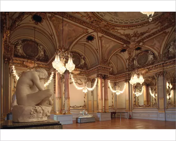 France. Paris. Salle des Fetes. Festival Hall in the upper floor of Musee d Orsay