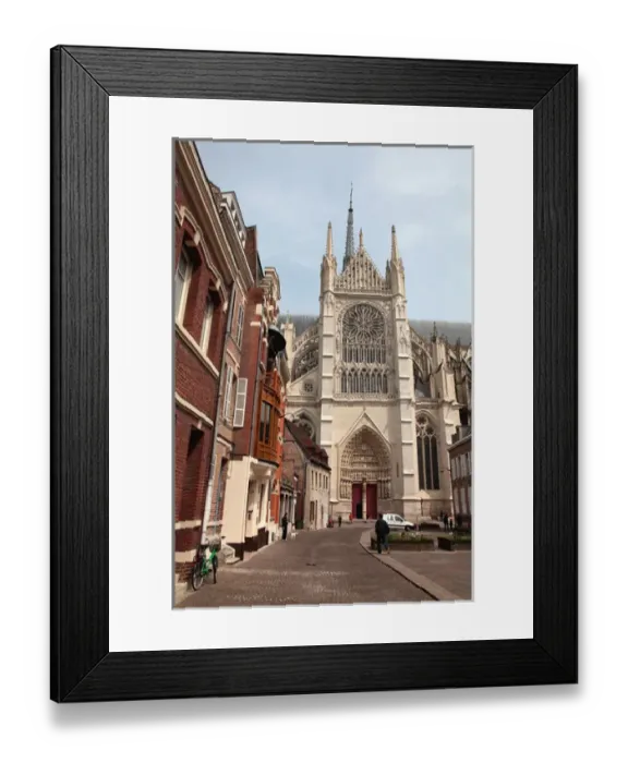 Framed Print : France. Amiens. Amiens Cathedral (Notre Dame d Amiens) a UNESCO World Heritage Site Framed Print : France. Amiens. Amiens Cathedral (Notre Dame d Amiens) a UNESCO World Heritage Site