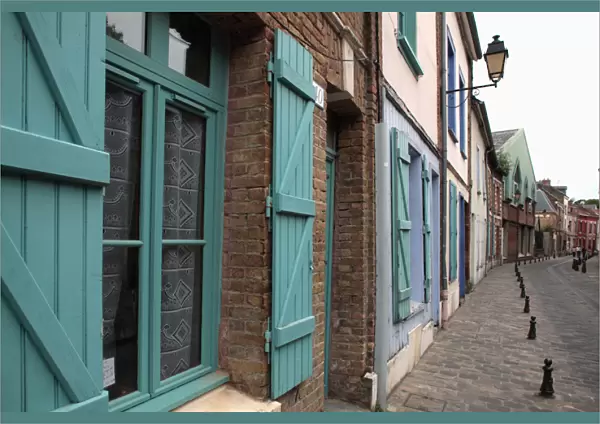 France. Amiens. Old houses in Saint Leu neighbourhood