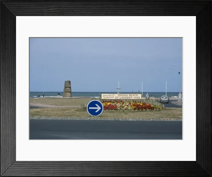 Framed Print : WWII Memorial, Omaha Beach Framed Print : WWII Memorial, Omaha Beach