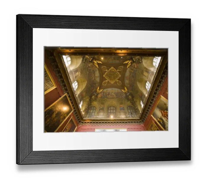 Framed Print : Europe, France, Paris. Ceiling detail in a room of the Palace of Versailles. Credit as Framed Print : Europe, France, Paris. Ceiling detail in a room of the Palace of Versailles. Credit as